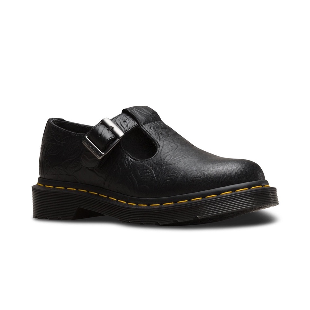 NEW Dr. Martens Floral-Embossed Polley UK6 US8